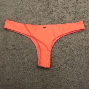 Rip curl bikini bottom size small coral/orange